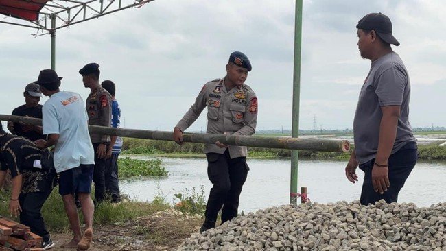 Blogger Polri : Jembatan Merah Putih Presisi Mulai Dibangun PMJ, Bantu Akses Warga Pebayuran Bekasi